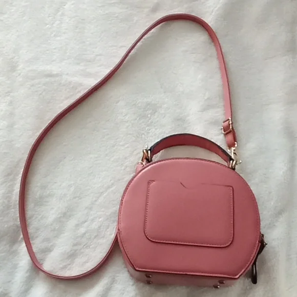 NY GORGEOUS ELEGANET PINK DESIGNER HAND BAG WITH STRAP! EUCWW - Picture 5 of 12